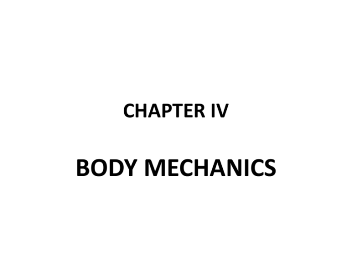 Body mechanics good back safety work powerpoint presentation techniques lifting